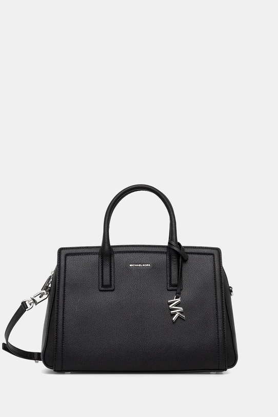 Δερμάτινη τσάντα MICHAEL Michael Kors λείο δέρμα μαύρο 30S5S9IS2L