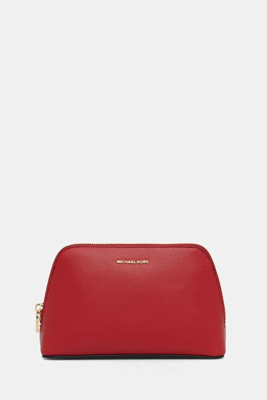 Kožená kozmetická taška MICHAEL Michael Kors Darčekový box červená 32F5GJ6T2T