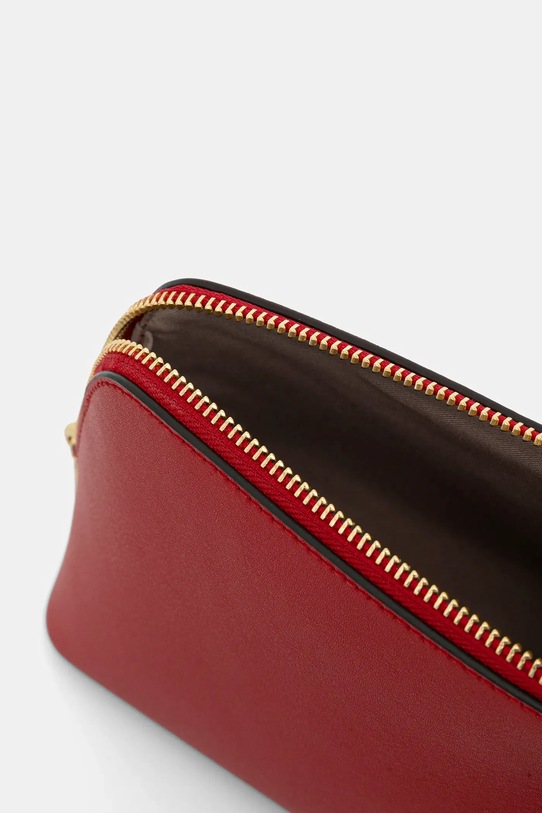 Kožená kozmetická taška MICHAEL Michael Kors 32F5GJ6T2T červená