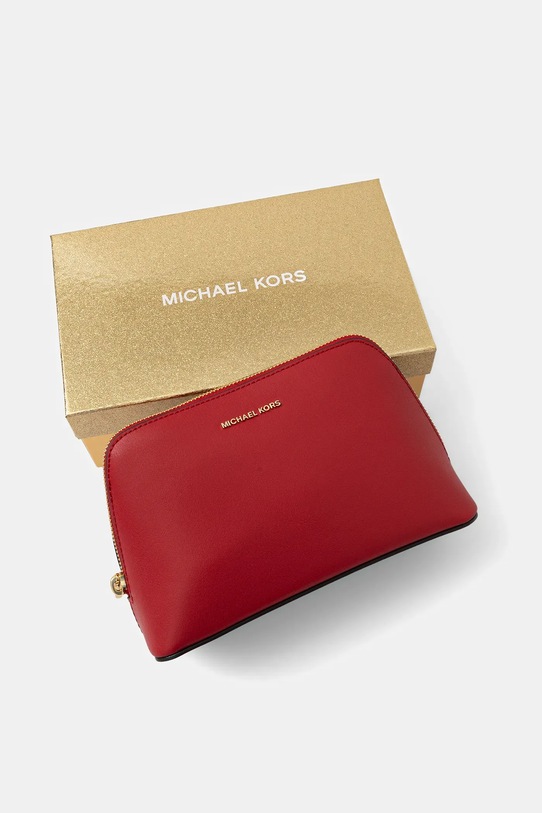 Kožená kozmetická taška MICHAEL Michael Kors 32F5GJ6T2T