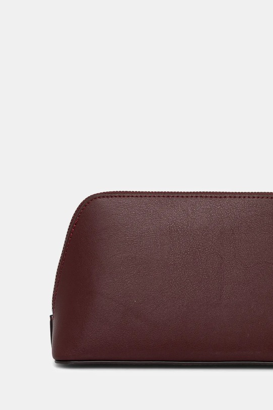 Akcesoria MICHAEL Michael Kors kosmetyczka skórzana 32F5SJ6T2T bordowy