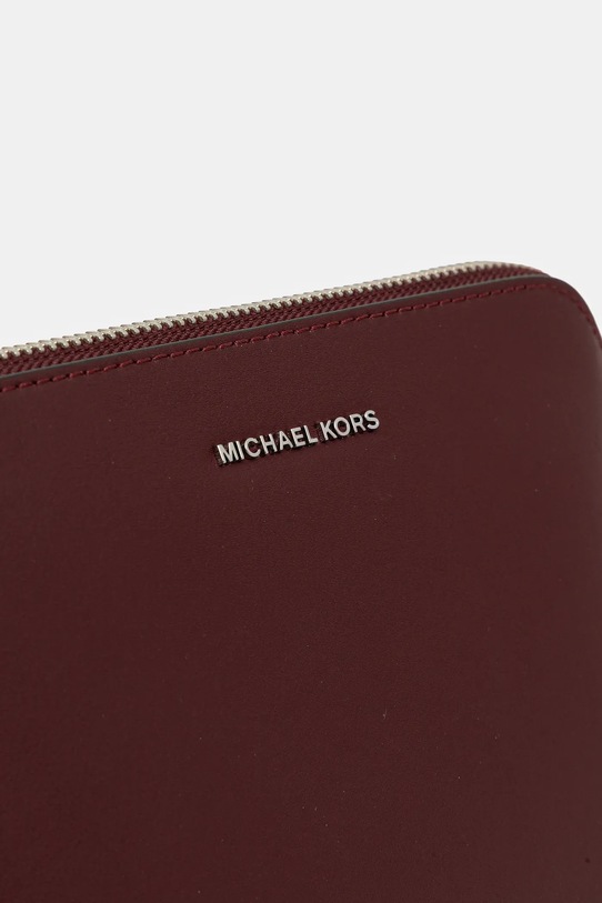 MICHAEL Michael Kors kosmetyczka skórzana bordowy 32F5SJ6T2T
