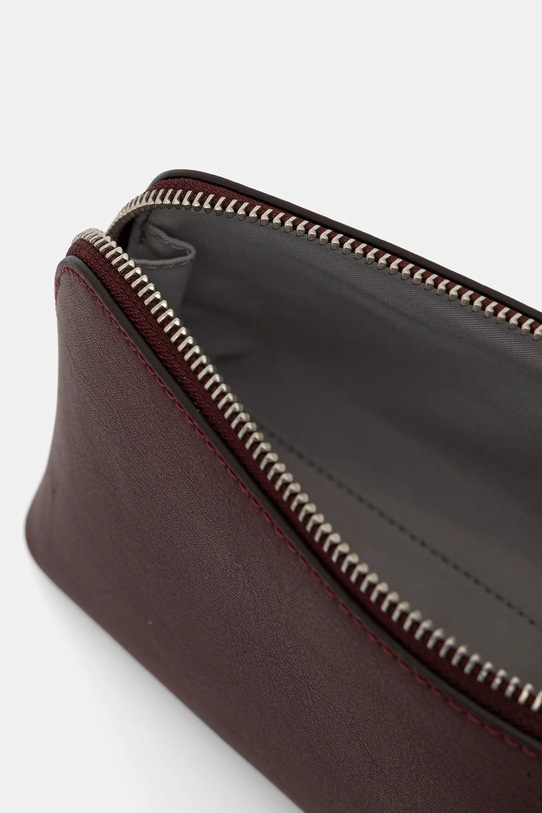 MICHAEL Michael Kors kosmetyczka skórzana 32F5SJ6T2T bordowy