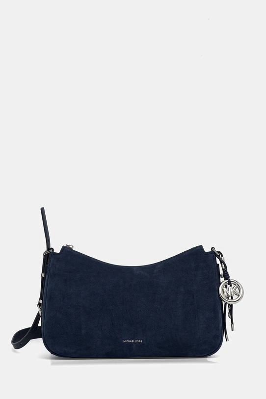 MICHAEL Michael Kors torebka nubukowa nie mieści A4 niebieski 30F5SY5M2L