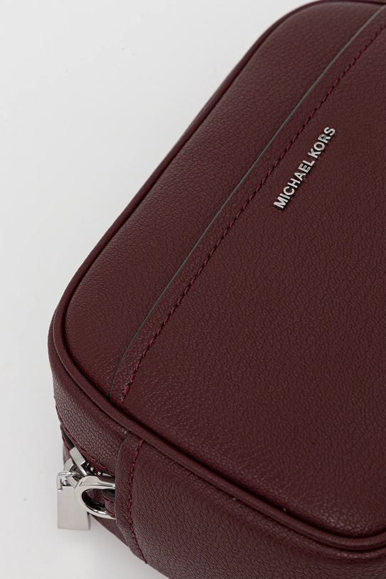 MICHAEL Michael Kors torebka skórzana 32F5SJ6C5L bordowy