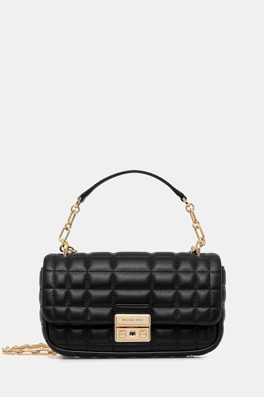 MICHAEL Michael Kors poșetă de piele uni negru 30R4G2RL5L