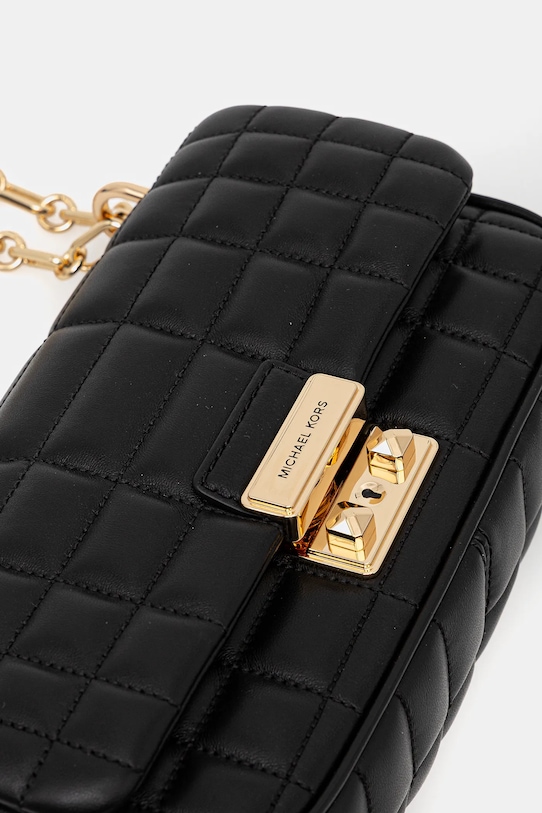 MICHAEL Michael Kors poșetă de piele negru 30R4G2RL5L