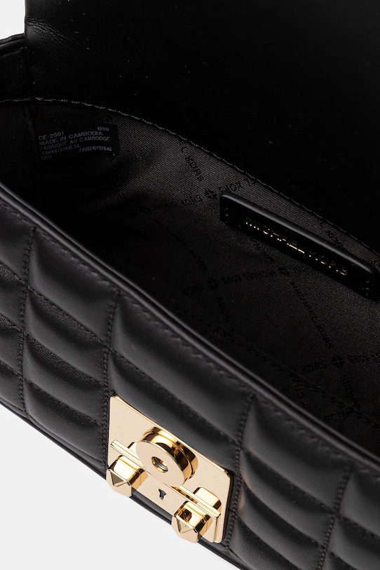 Kožená kabelka MICHAEL Michael Kors 30R4G2RL5L čierna