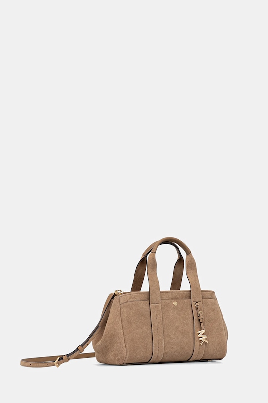 Τσάντα σουέτ MICHAEL Michael Kors 30F5G1ZS1S μπεζ AW25