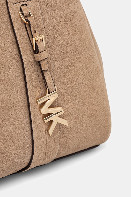 Τσάντα σουέτ MICHAEL Michael Kors μπεζ 30F5G1ZS1S