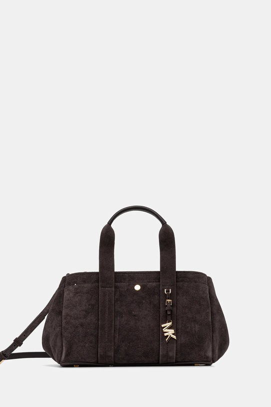 MICHAEL Michael Kors geantă de mână din piele întoarsă uni maro 30F5G1ZS1S