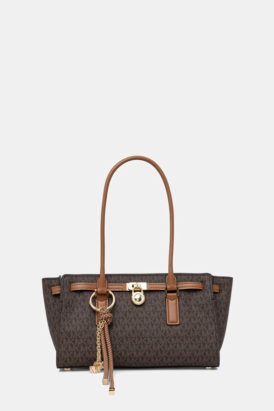 MICHAEL Michael Kors poșetă cu modele maro 30F5GNXT0B