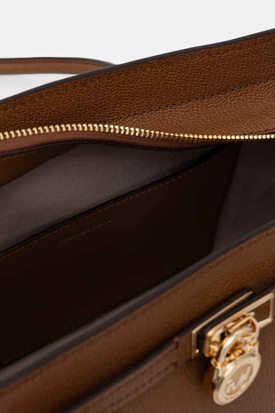 Kožená kabelka MICHAEL Michael Kors 30F5GNXT0L hnedá