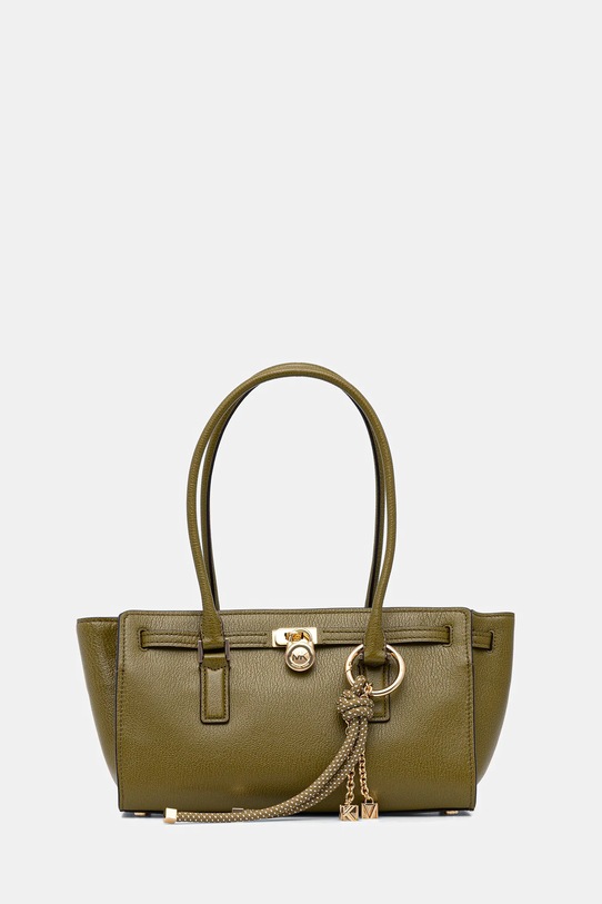 MICHAEL Michael Kors poșetă de piele uni verde 30F5GNXT0L