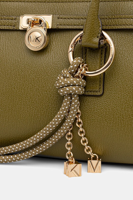 MICHAEL Michael Kors poșetă de piele verde 30F5GNXT0L