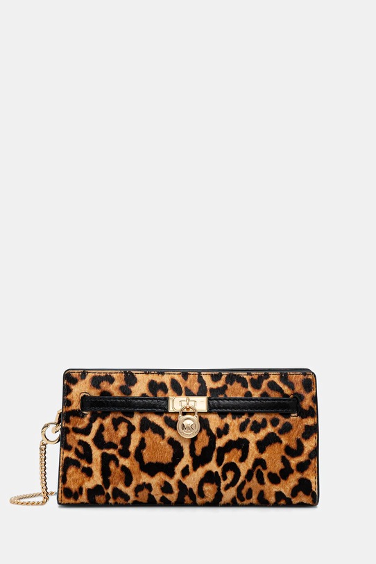 MICHAEL Michael Kors borsa a mano in pelle pelle fiore marrone 32F5GNXC0H