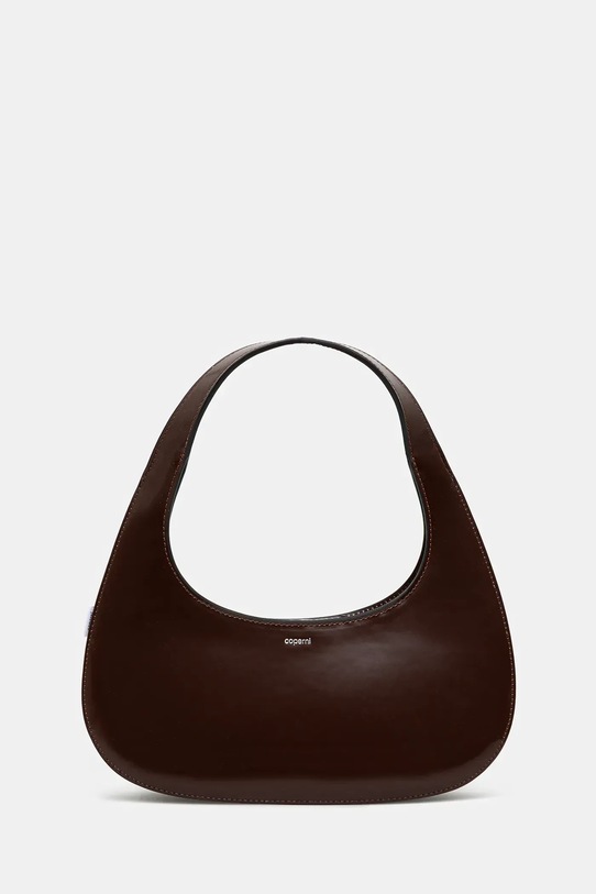 Coperni torebka skórzana Slim Swipe Baguette gładkie brązowy COPBA116F6045
