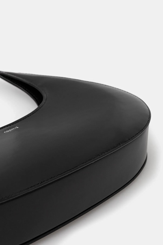 Kožená kabelka Coperni Slim Swipe Baguette černá COPBA116F6045