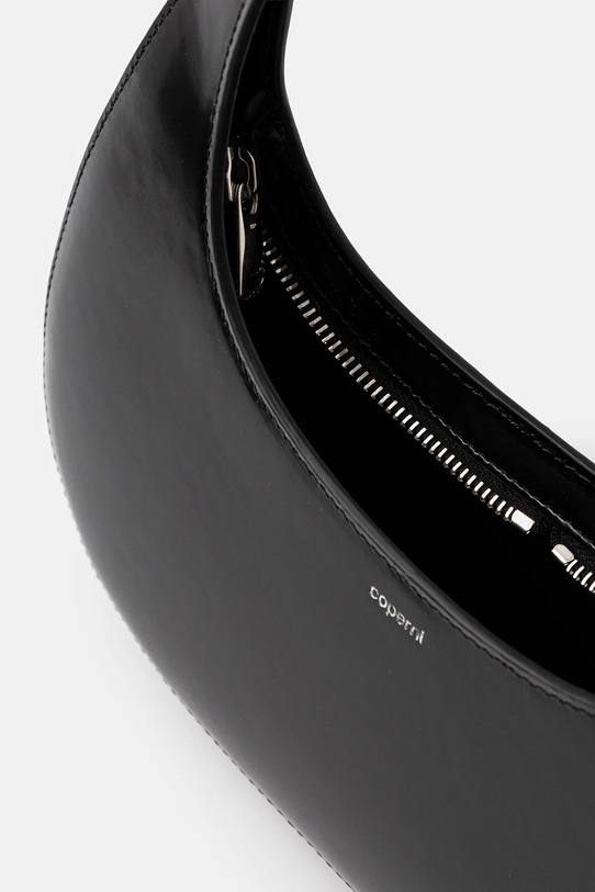 Kožená kabelka Coperni Slim Swipe Baguette COPBA116F6045 černá