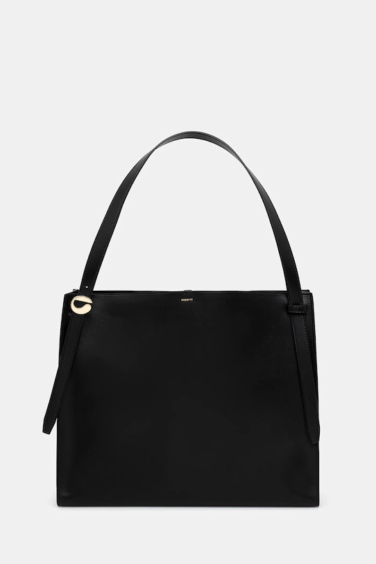 Coperni torebka skórzana Belt Tote gładkie czarny COPBA77F6012B