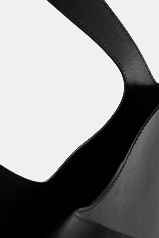 Кожаная сумочка Coperni Double Heart Tote COPBA113F6062 чёрный