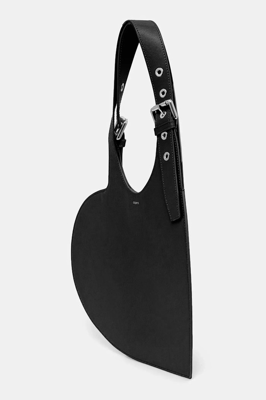 Кожаная сумочка Coperni Belt Heart Tote COPBA112F6062 чёрный AW25