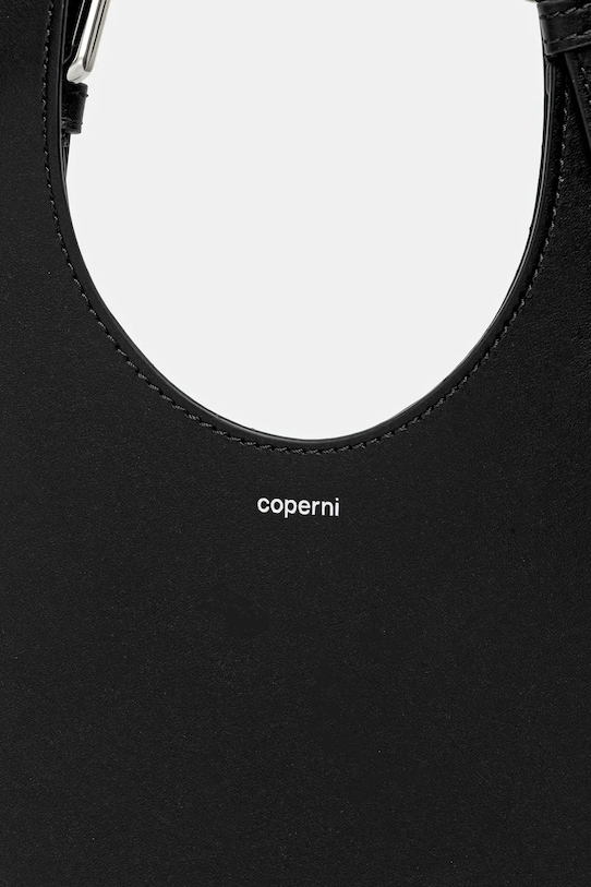 Кожаная сумочка Coperni Belt Heart Tote чёрный COPBA112F6062