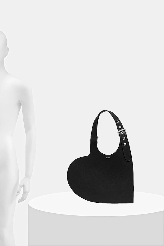 Кожаная сумочка Coperni Belt Heart Tote COPBA112F6062