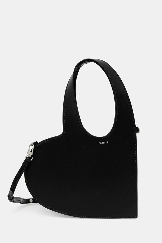 Kožená kabelka Coperni Mini Heart Tote jednofarebný čierna COPBA93F6062