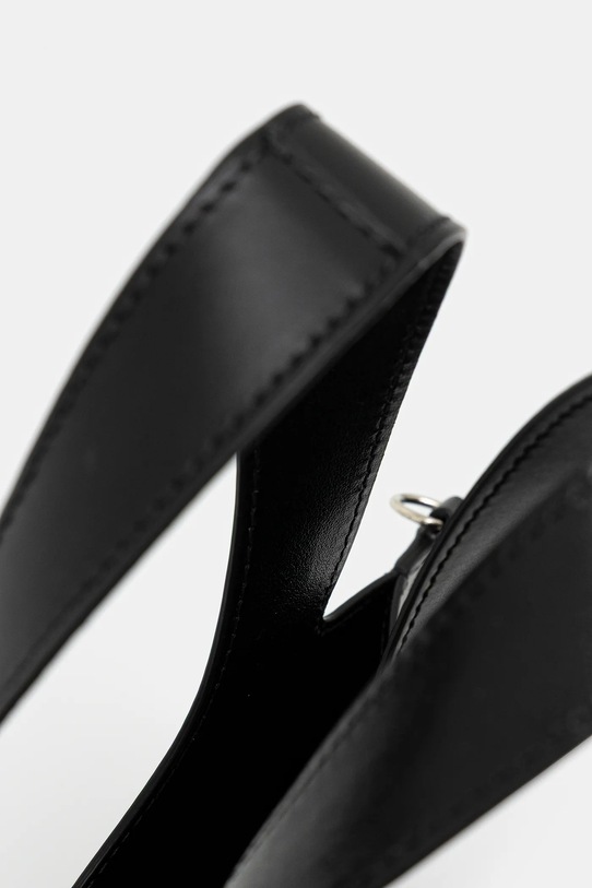 Kožená kabelka Coperni Mini Heart Tote COPBA93F6062 čierna