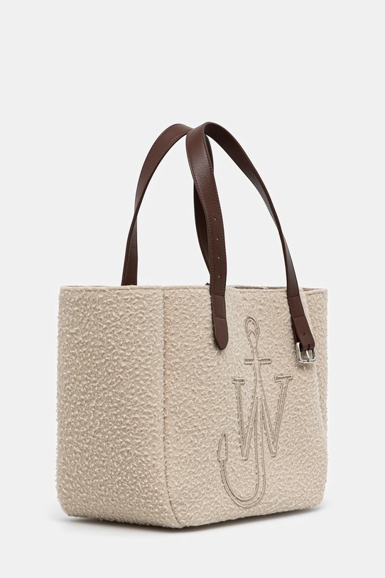 Шерстяная сумка JW Anderson Belt Tote HB0545.FA0468 бежевый AW25