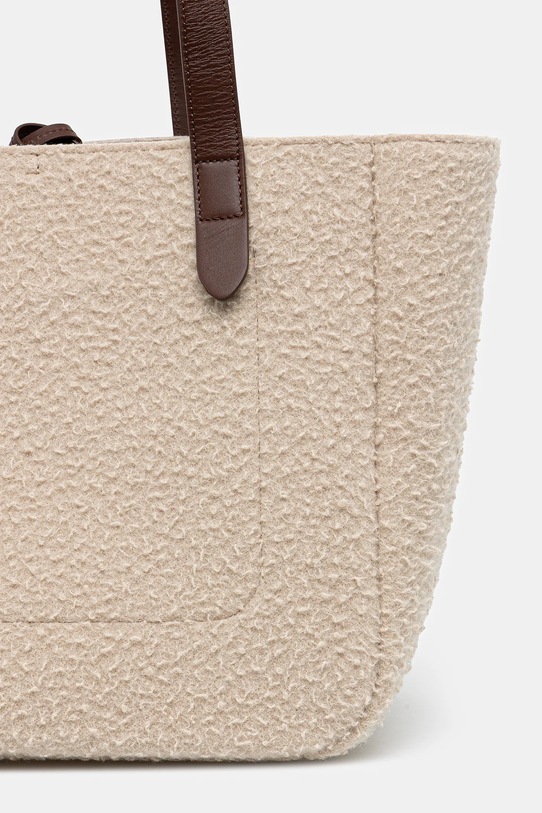 Аксессуары Шерстяная сумка JW Anderson Belt Tote HB0545.FA0468 бежевый