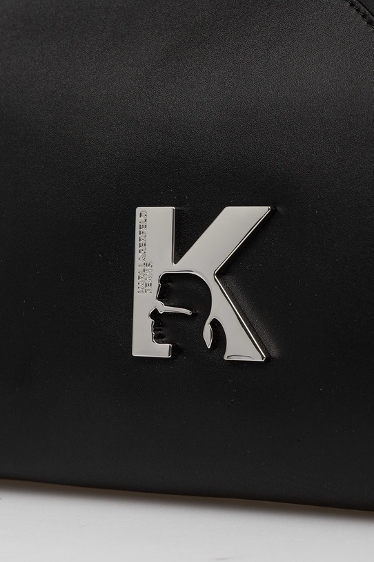 Karl Lagerfeld Jeans poșetă de piele negru A4W30247