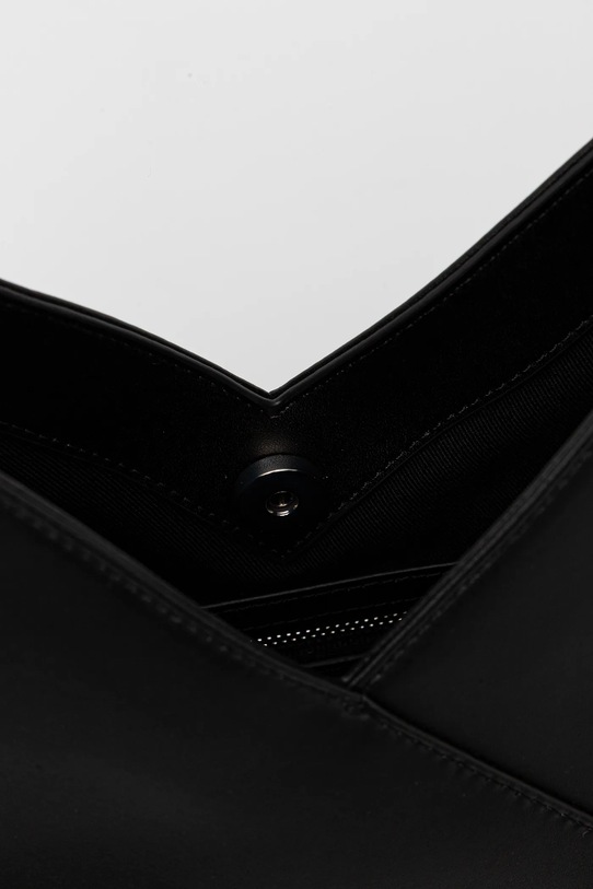 Karl Lagerfeld Jeans poșetă de piele A4W30247 negru