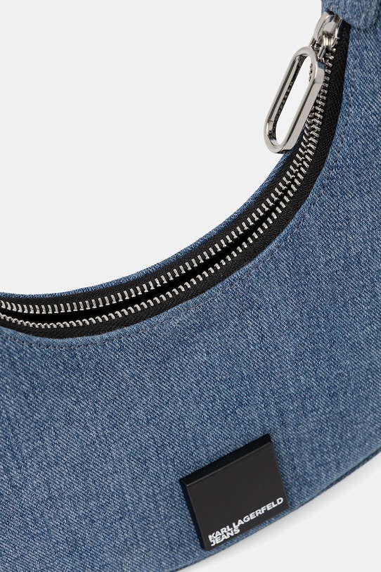 Džínsová taška Karl Lagerfeld Jeans A4W30241 modrá