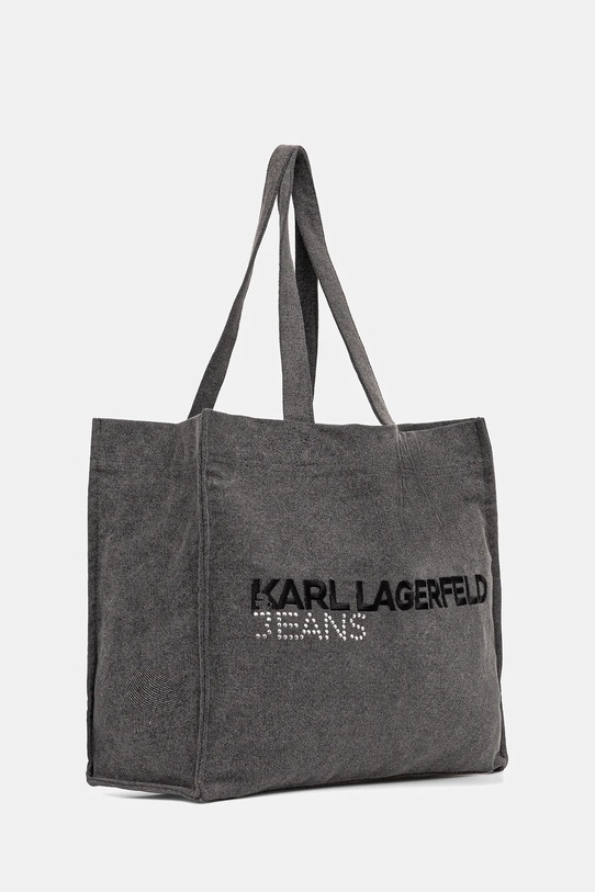 Karl Lagerfeld Jeans torebka jeansowa A4W50040 szary AW25