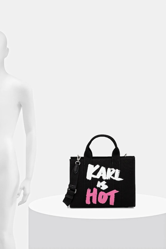Памучна чанта Karl Lagerfeld Karl Lagerfeld x Paris Hilton A4W50075