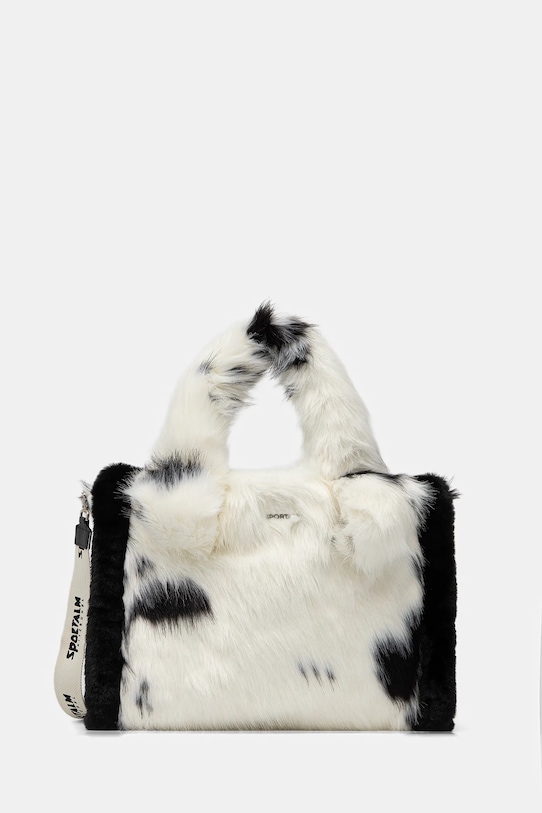 Τσάντα Sportalm Teddy υφασμάτινο μαύρο 950183