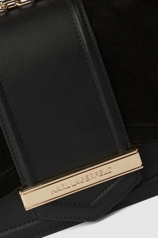 Аксесоари Кожена чанта Karl Lagerfeld A4W30278 черен