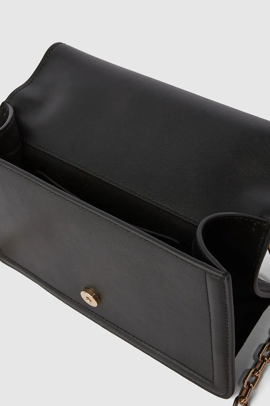 Кожена чанта Karl Lagerfeld черен A4W30278