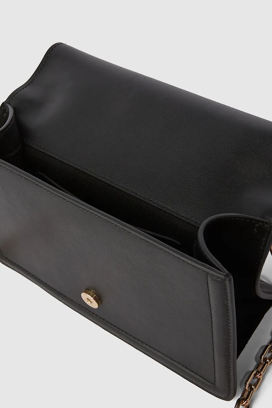 Karl Lagerfeld torebka skórzana czarny A4W30278