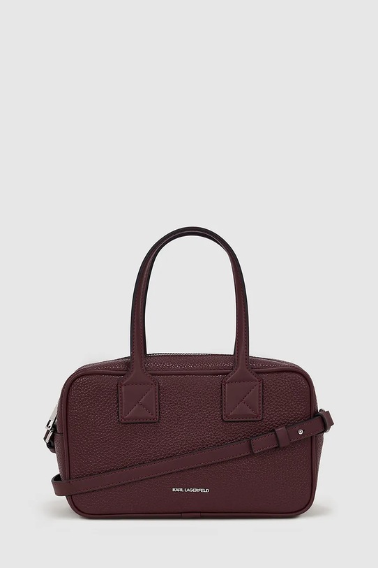 Karl Lagerfeld torebka K/SKUARE A4W30047 bordowy AW25