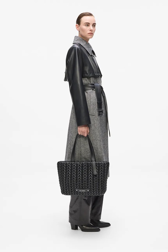 Karl Lagerfeld torebka K/WEAVE A4W30071 czarny