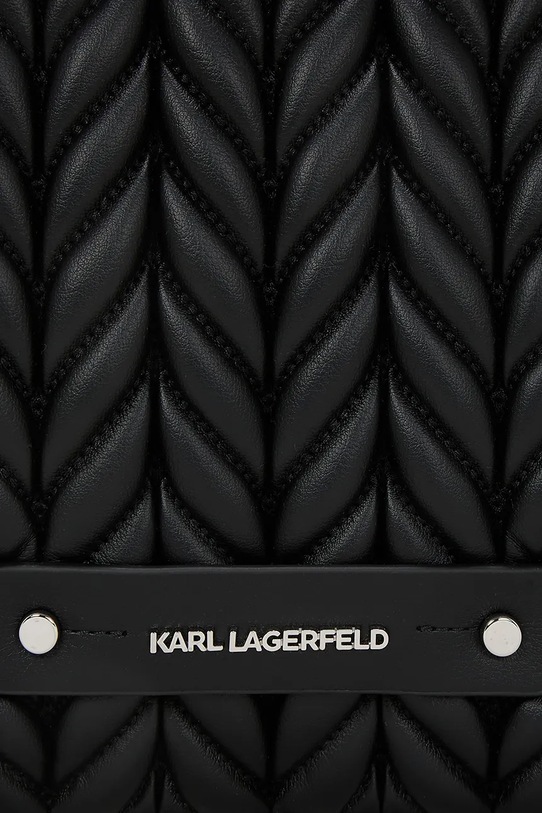 Akcesoria Karl Lagerfeld torebka K/WEAVE A4W30071 czarny