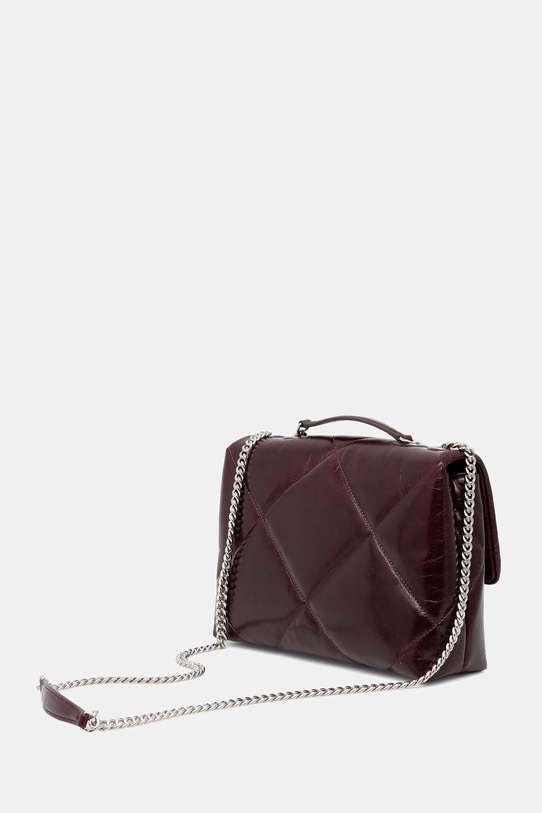 Akcesoria Tory Burch torebka skórzana Kira Diamond 169325.500 czerwony