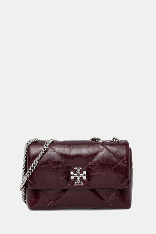 Tory Burch torebka skórzana Kira Diamond skóra licowa fioletowy 169326.500