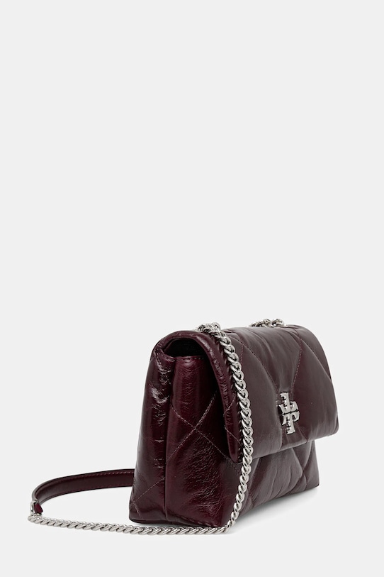 Kožená kabelka Tory Burch Kira Diamond 169326.500 fialová AW25