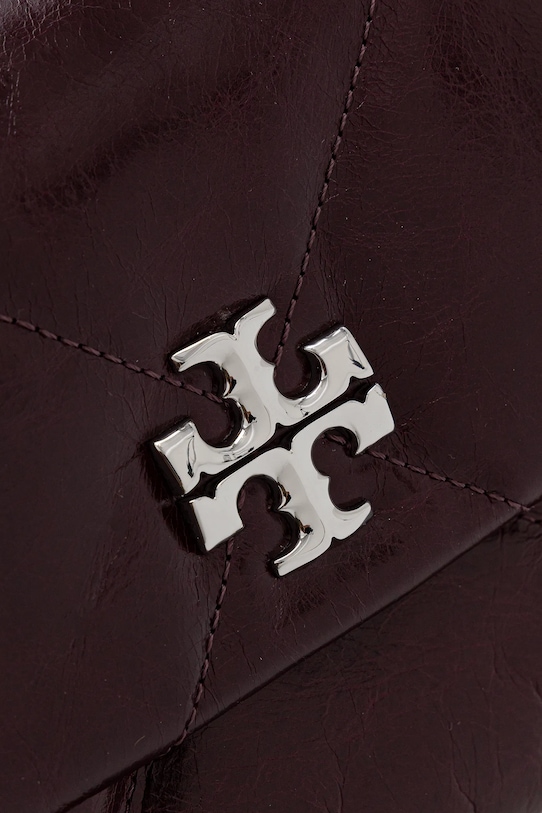 Kožená kabelka Tory Burch Kira Diamond fialová 169326.500