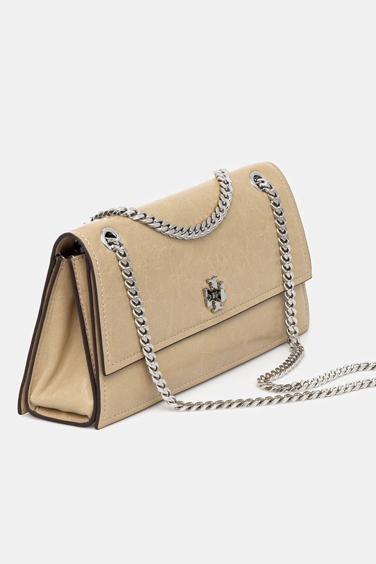 Tory Burch torebka skórzana Kira Turnlock 169450.200 beżowy AW25