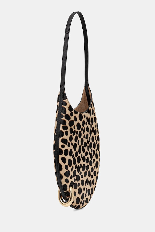 Tory Burch torebka skórzana Pierced Haircalf 171730.960 beżowy AW25